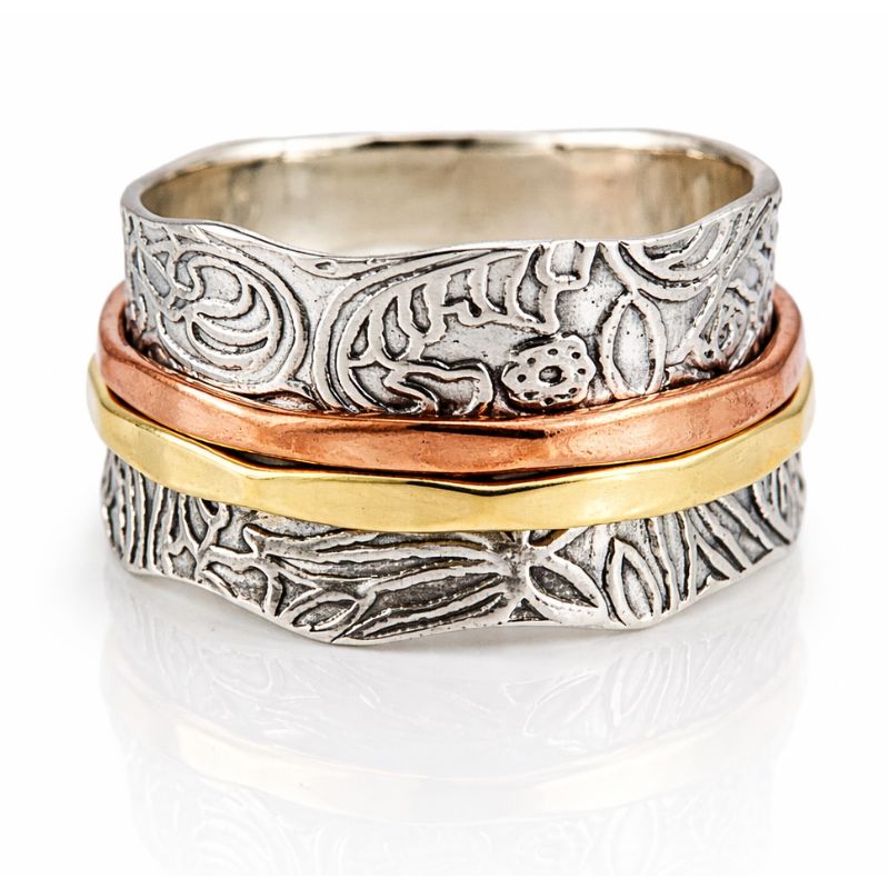 Leaf Pattern Sinner Ring